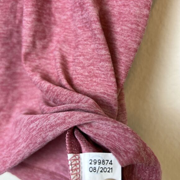 Outdoor Voices Shirt Women’s Pink Cloudknit Cropped Tee Athleisure Active Lounge - Picture 6 of 9